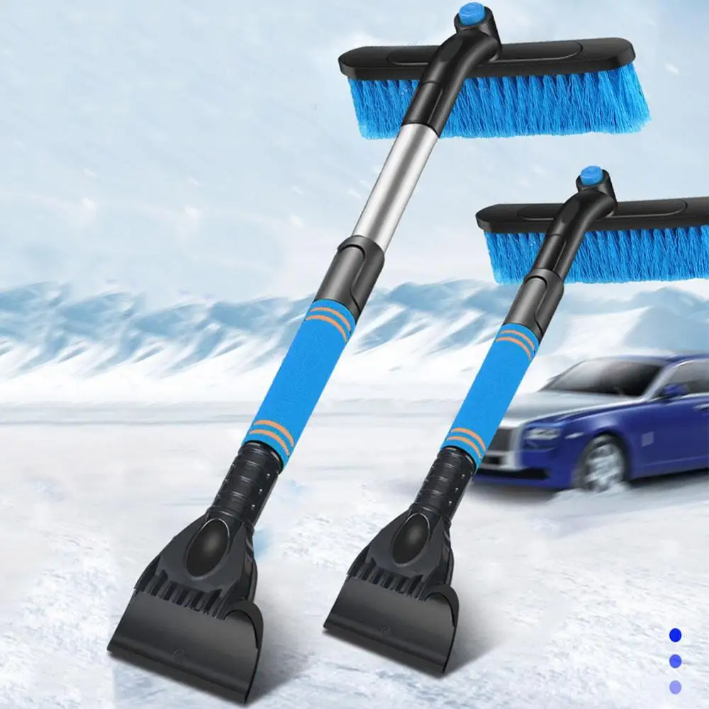 

2021 Car Shoveling Snow Removal Ice Defrost Scraping Snow Sweeping Brush With Wiper Protection For Vehicle Winter Tools Set