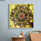 QIANZEHUI, алмазная 5D Вышивка своими руками, круглая Алмазная мандала цветок полная Стразы 5D алмазная живопись вышивка крестиком