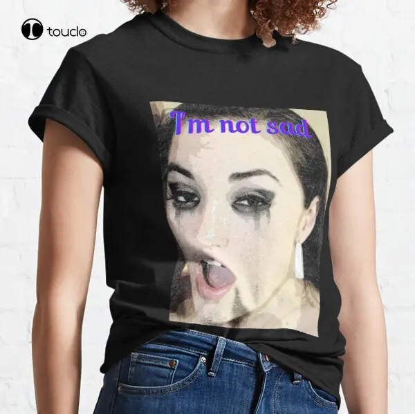 

I'M Not Sad- Sasha Grey Classic T-Shirt Tee Shirt