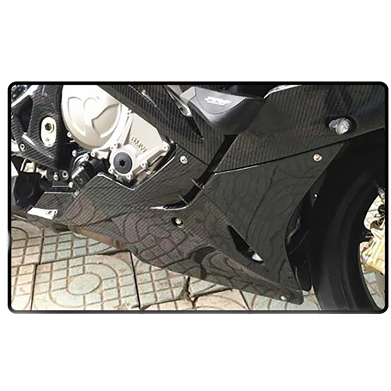 Для BMW S1000RR 2015 2016 нижний корпус обтекатель для живота из настоящего углеродного
