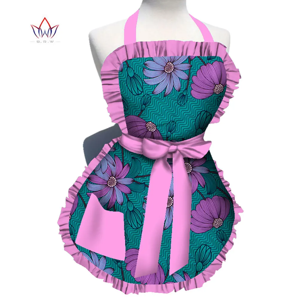 Новое поступление 2020 модные африканские женские Кухонные фартуки традиционный
