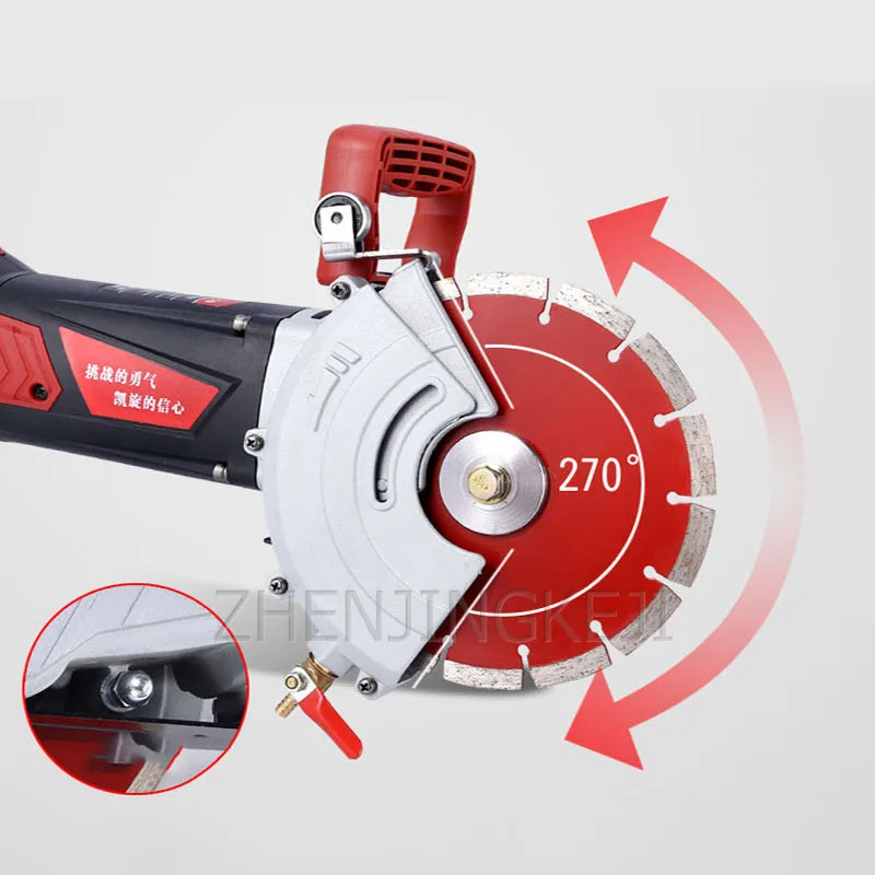 Multifunction Slotting Cutting Machine Hydropower Engineering Installation Concrete Cement With Water Dust-free 220V | Инструменты