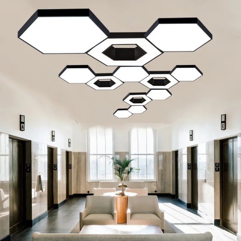 

Acylic Ceiling Lights Square Rings For Living Room Bedroom Home AC85-265V Modern Led Ceiling Lamp Fixtures lustre plafonnier