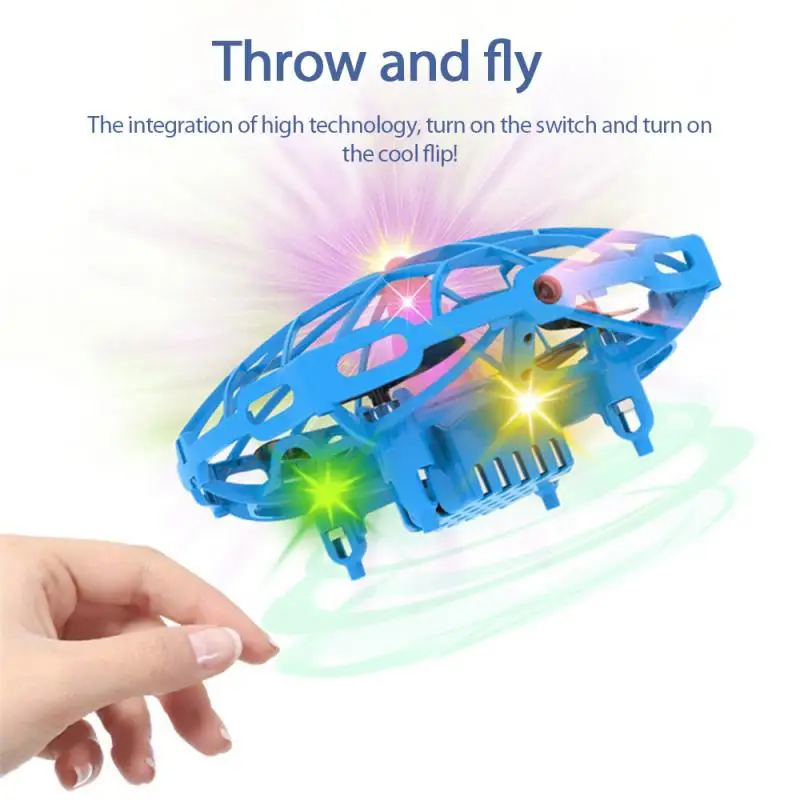 

Mini RC Drone Flashing Induction Levitation Quadcopter Remote Control Kids Gift