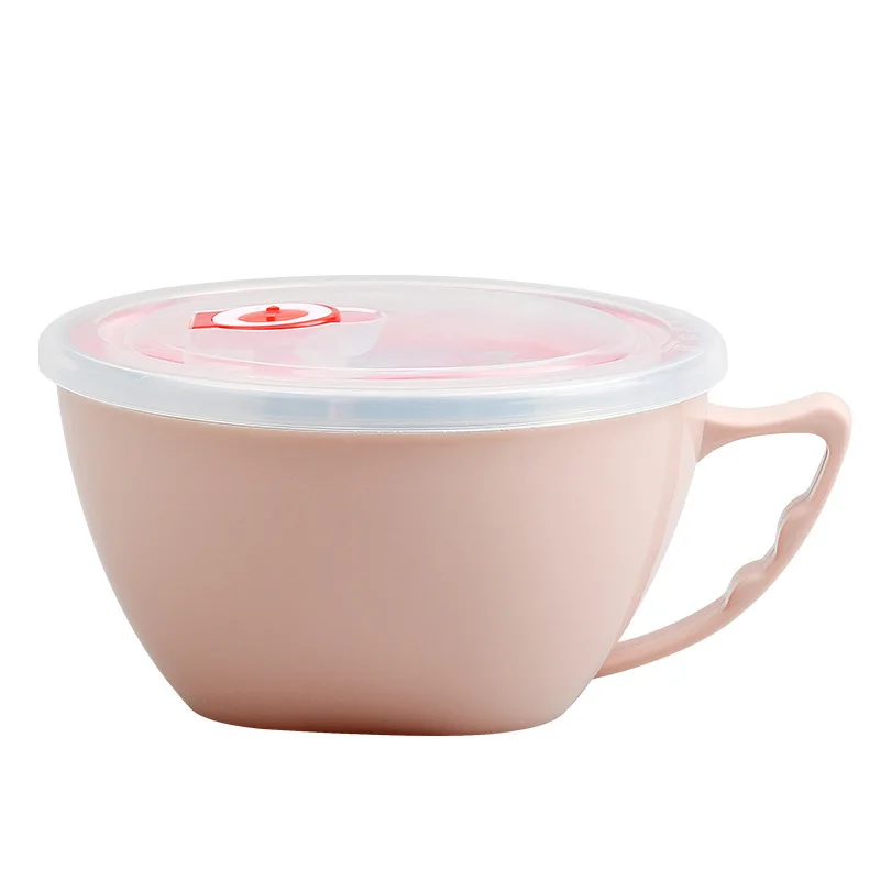 K304 Stainless Steel Instant Noodles Bowl Bring Cover Tuba Student Lunch Box Handle Defence Burn | Дом и сад