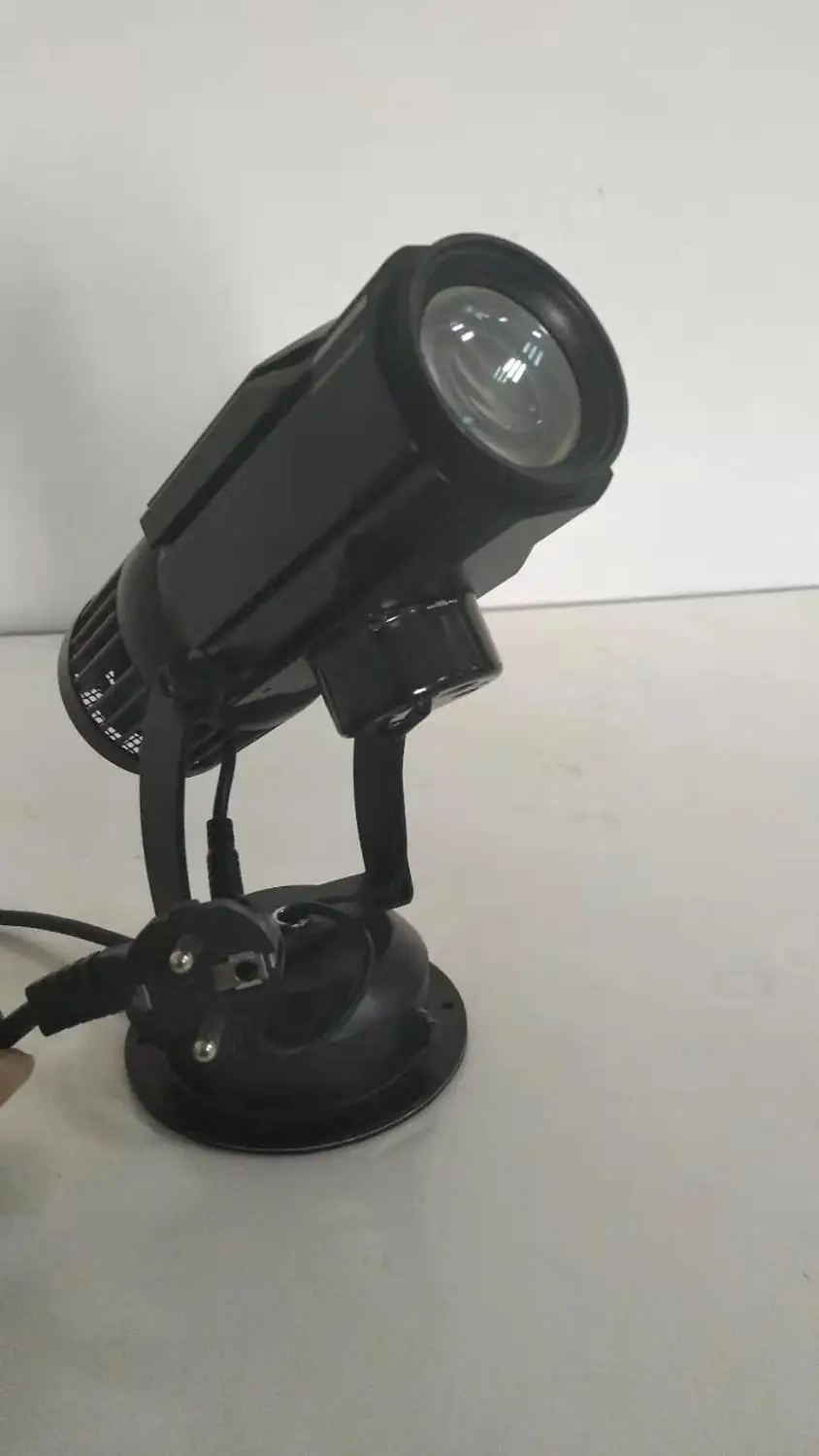 Вращающийся светодиодный прожектор gobo с логотипом для помещений освещение