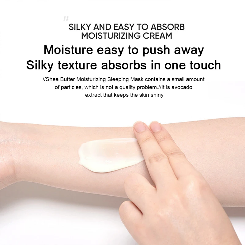 

BIOAQUA Shea Butter Pudding Mask Skin Care Moisturizing and Shrinking Pores Nourish Skin Sleep Facial Mask Face Care TSLM2