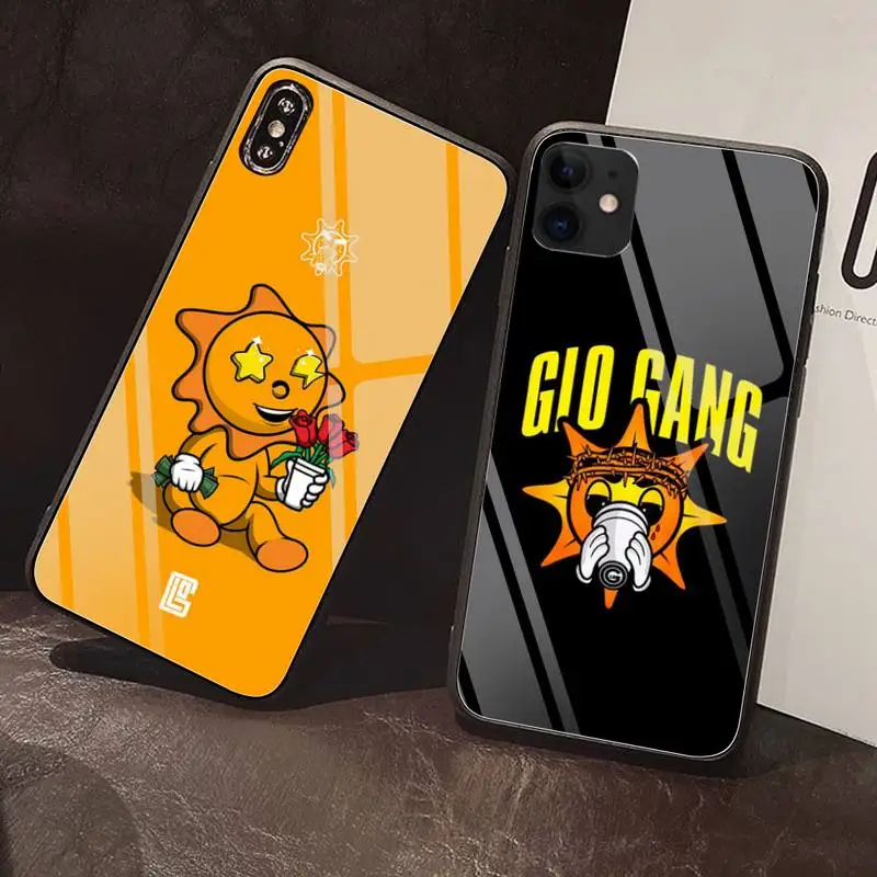 Телефонный чехол Glo Gang Chief Keef закаленное стекло для iPhone 12 Pro Max Mini 11 XR XS MAX 8X7 6S 6 Plus SE