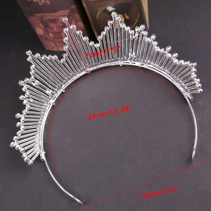 

Headband Queen Tiaras Crown Pearls Crystal Wedding Tiara Silver Gold Headwear Mariage Dropshipping