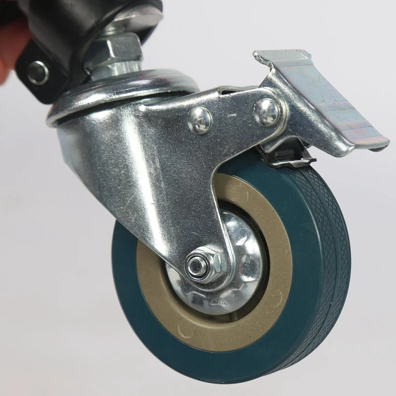 

3Pcs C-Stand Swivel Caster Wheel Set,25MM Diameter for Photography Century Foldable Light Stand Tripod ic Leg