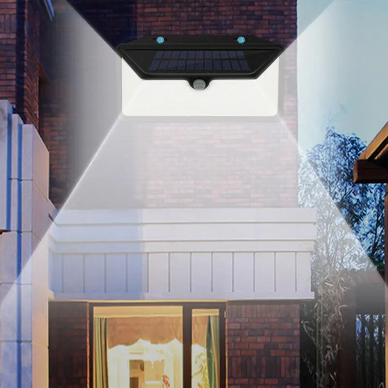 208 LED Solar Lights Powered PIR Motion Sensor Light Outdoor Garden Security Flood Lamp |