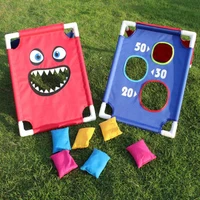 children parent child outdoor fun sports sensory training throw sandbag throwing game portable pvc sandbag board suit