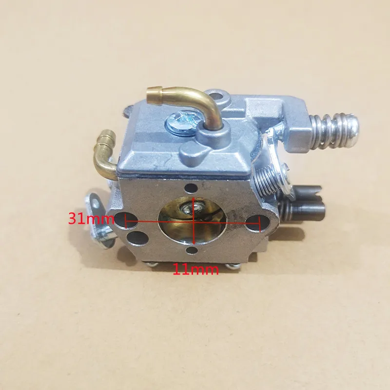 

Automatic carburetor carb with copper elbow for gasoline chainsaw 4500 5200 5800 45cc 52cc 58cc