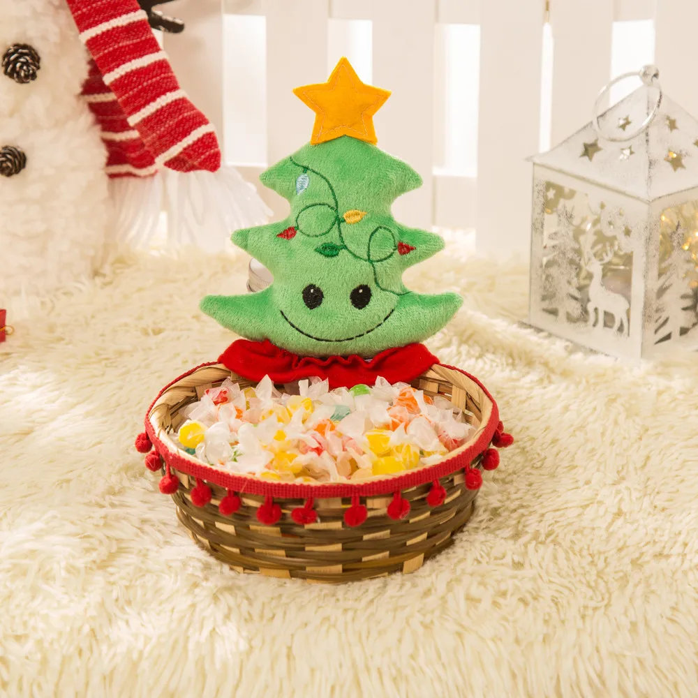 Christmas Candy Storage Basket Decoration Santa Gift | Дом и сад