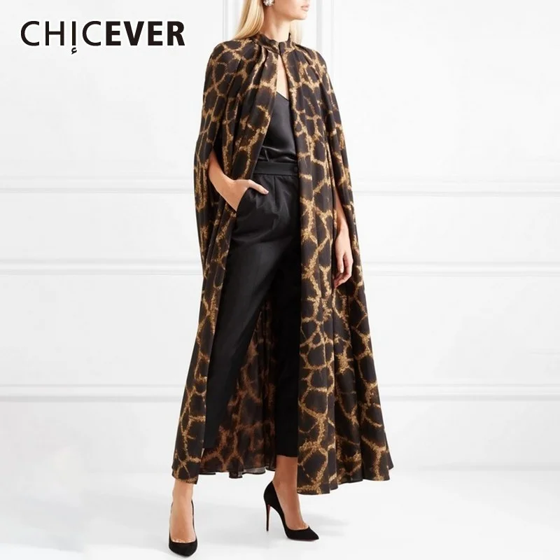 CHICEVER Женское пальто с открытой строчкой круглым вырезом рукавами-плащами