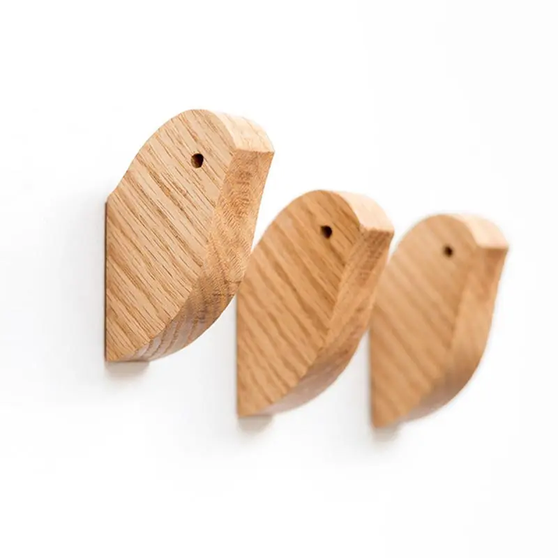 Креативная Вешалка крючок с черной птицей настенные крючки для одежды держатель