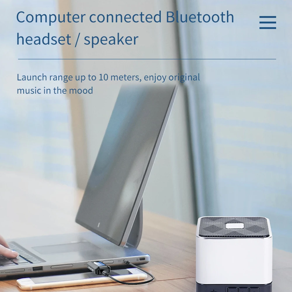 5 0 Bluetooth адаптер беспроводной ЖК дисплей USB приемник музыкальный аудио передатчик