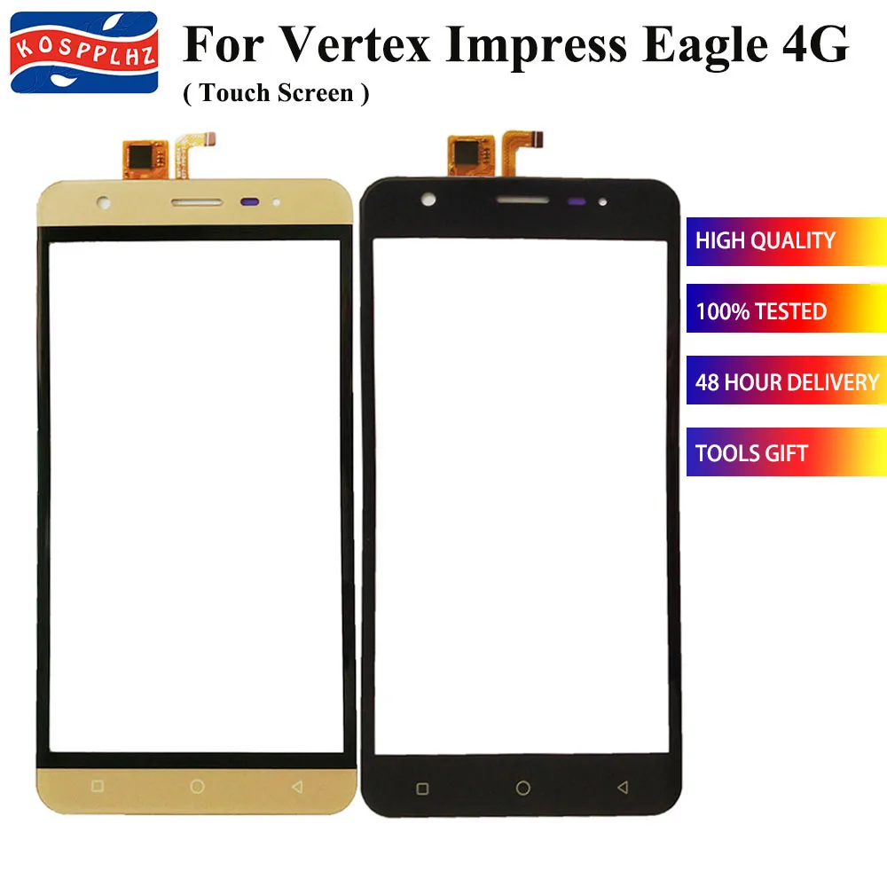 KOSPPLHZ 5 0 &quotдля Vertex Impress Eagle сенсорный экран дигитайзер сенсор передняя внешняя