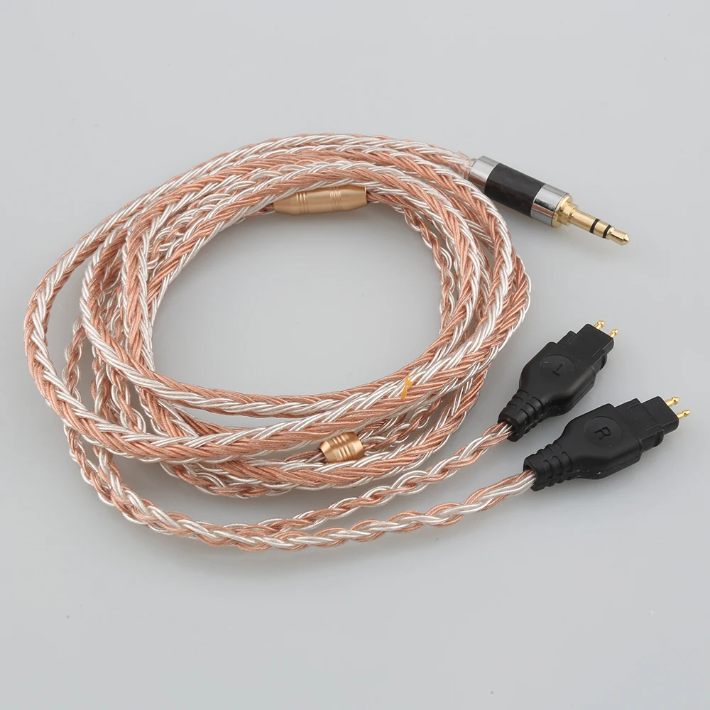 Высококачественный 3 5 XLR 16 ядер OCC посеребренный смешанный кабель для наушников