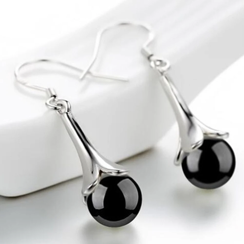 2019 Модные Винтажные элегантные женские Круглые Искусственные серьги с опалом