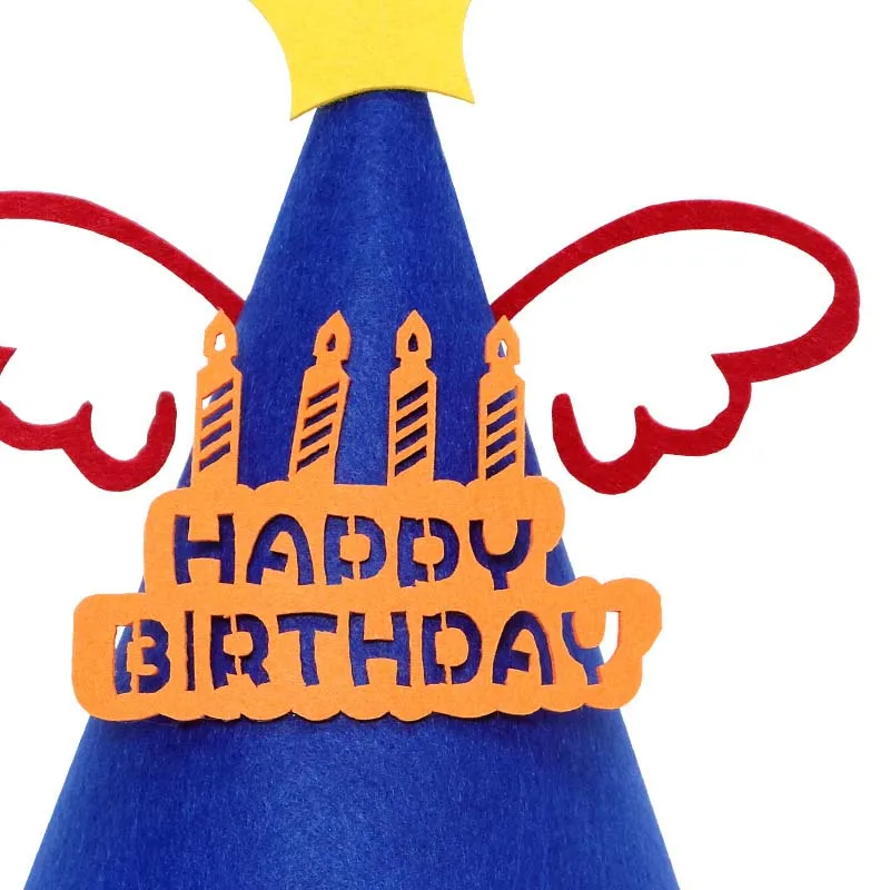 1 шт. на день рождения шляпа Симпатичные изготовленные вручную кепки для