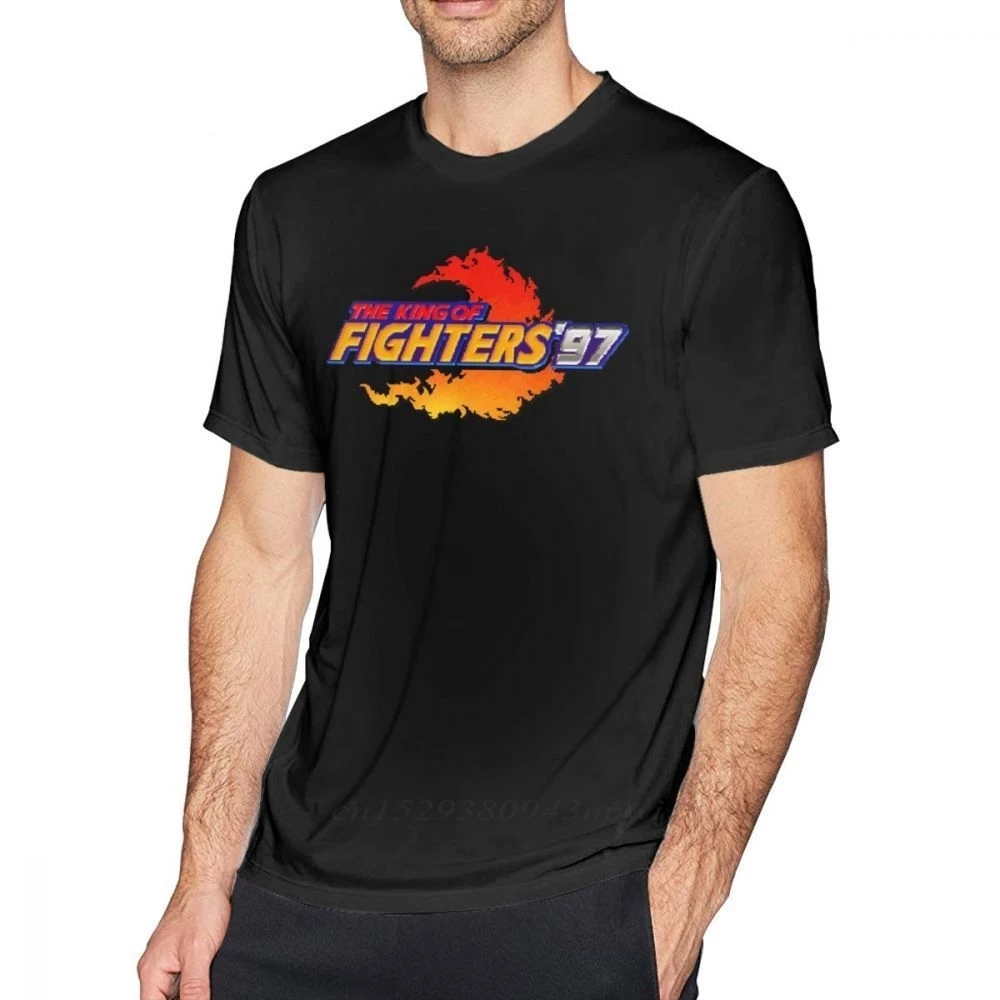 

The King Of Fighter T Shirt The King Of Fighters 97 Neo Geo Title Screen T-Shirt Male Graphic Tee Shirt Casual Awesome Tshirt