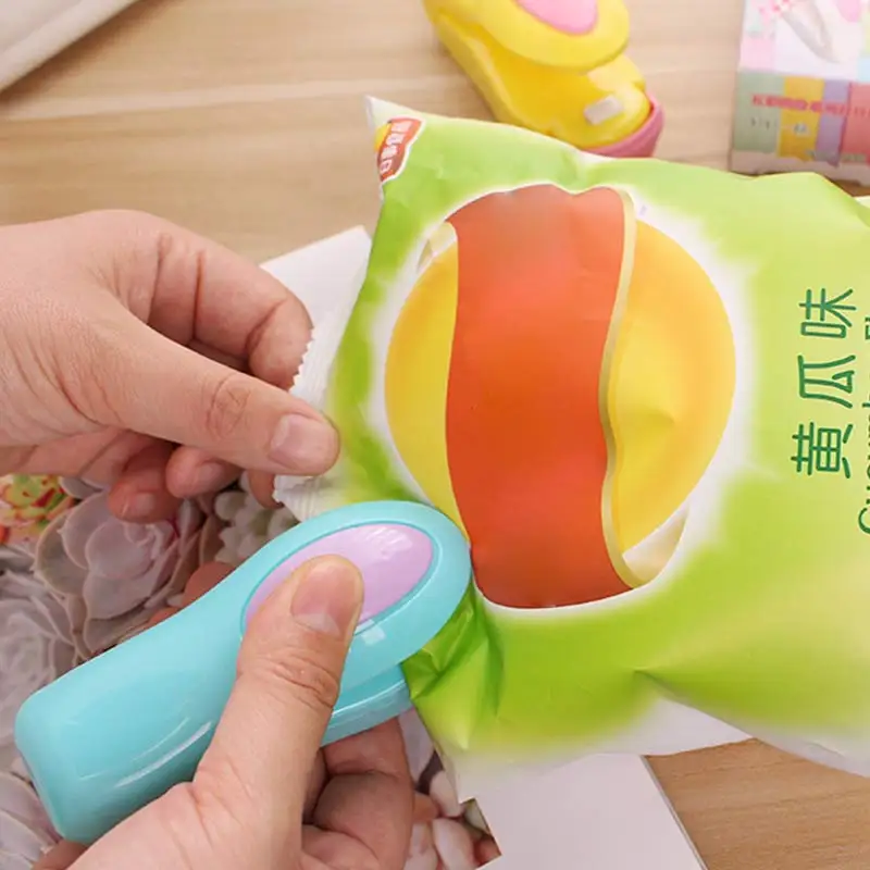 

Mini Kitchen Accessories Tools Snack Bag Sealer Home Portable Food Clip Hot Sealer Kitchen Store Electric Appliances Tools