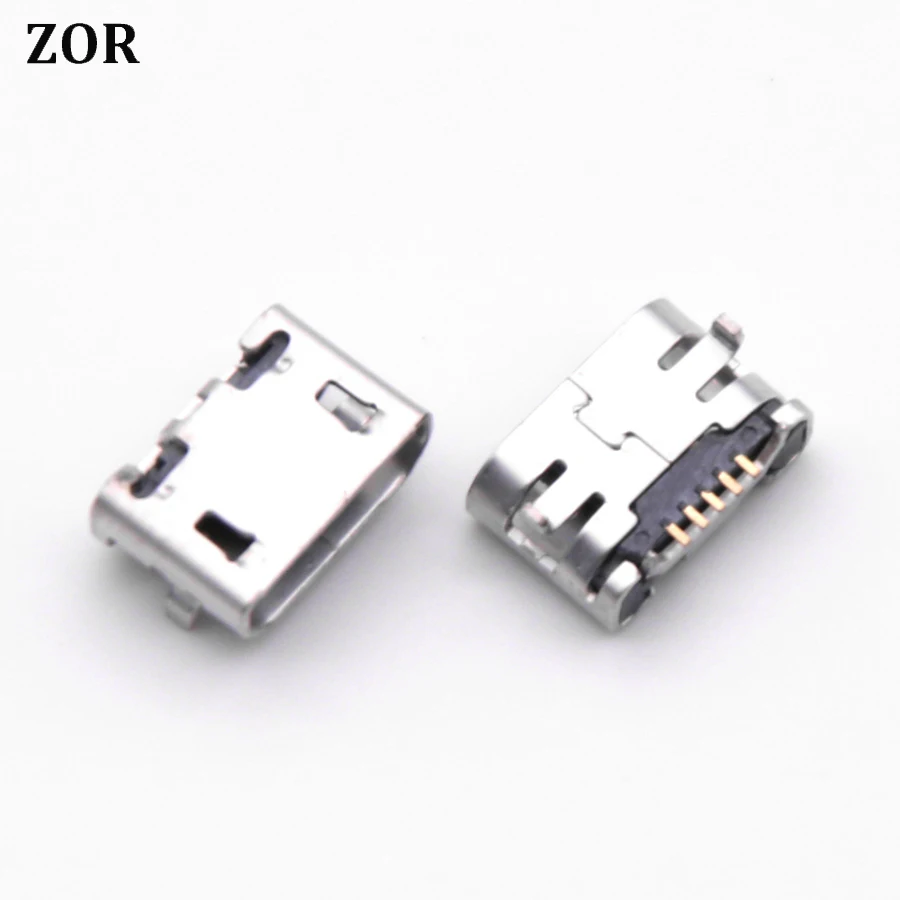 100 шт. 5-контактный разъем для ZTE Nubia NX505J Z7 Max micro mini USB зарядки запасные части ремонта