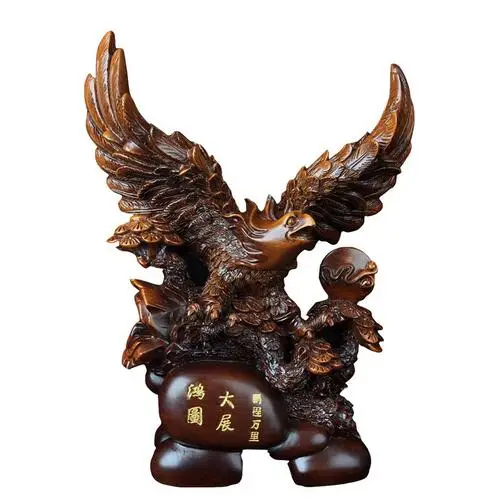 

Украшение для дома, большой план, искусственные крылья Дапэн, деревянные открытые подарки, поделки из смолы