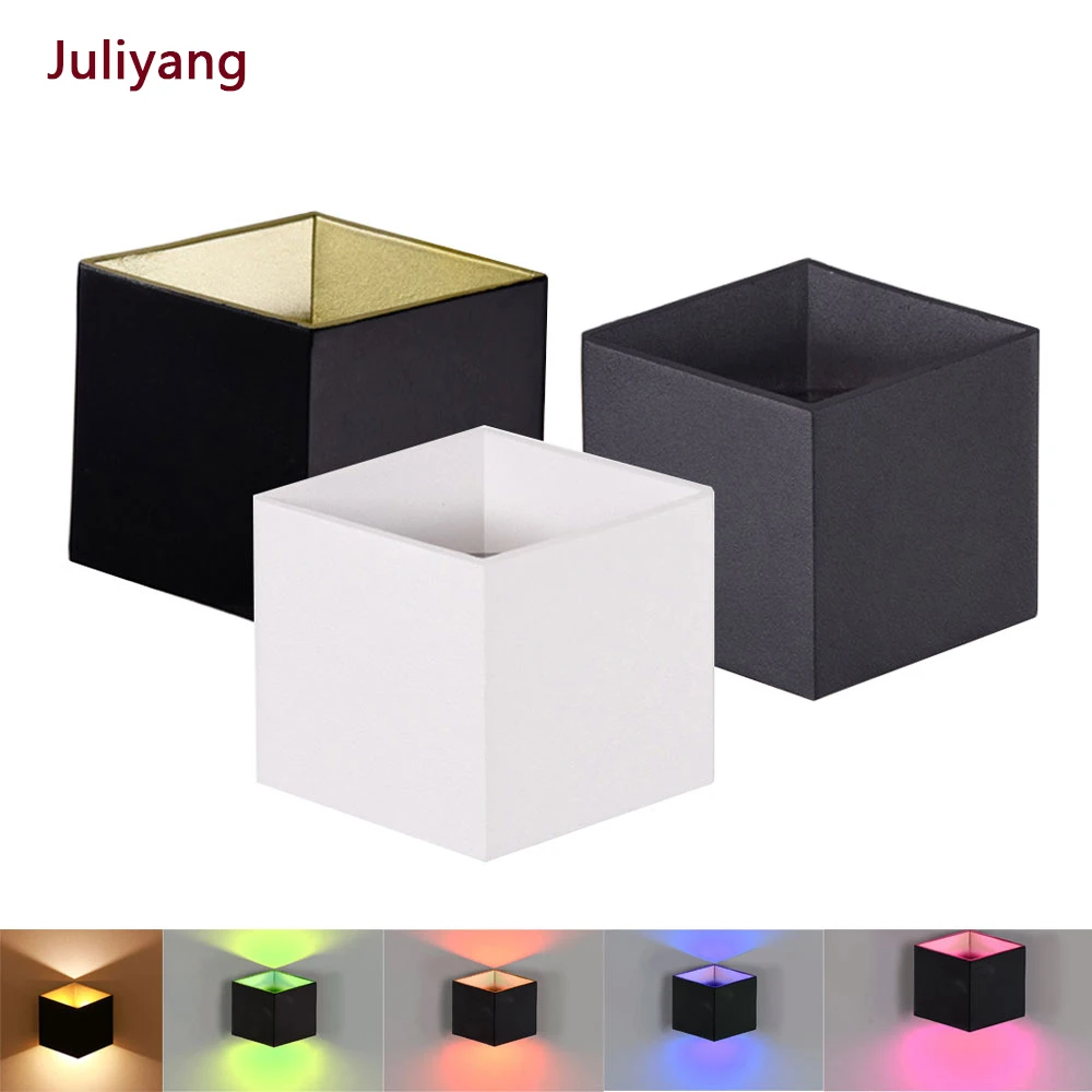 Cob-водонепроницаемый настенный светильник из алюминия 12 Вт Алмазный для гостиной