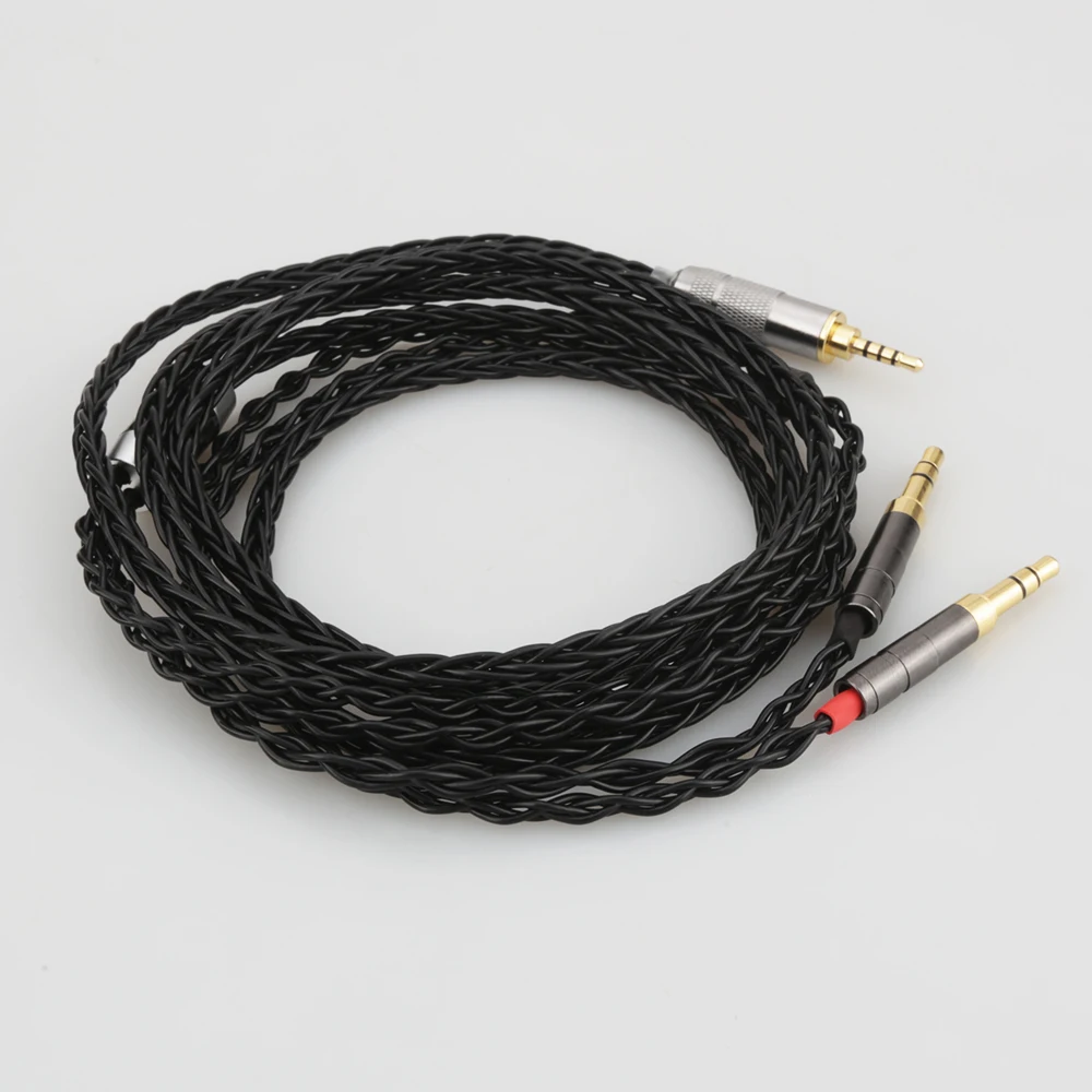 Серебряный обновленный кабель для наушников Audiocrast Sundara Aventho/фокусная Elegia/t1 t5p/D600