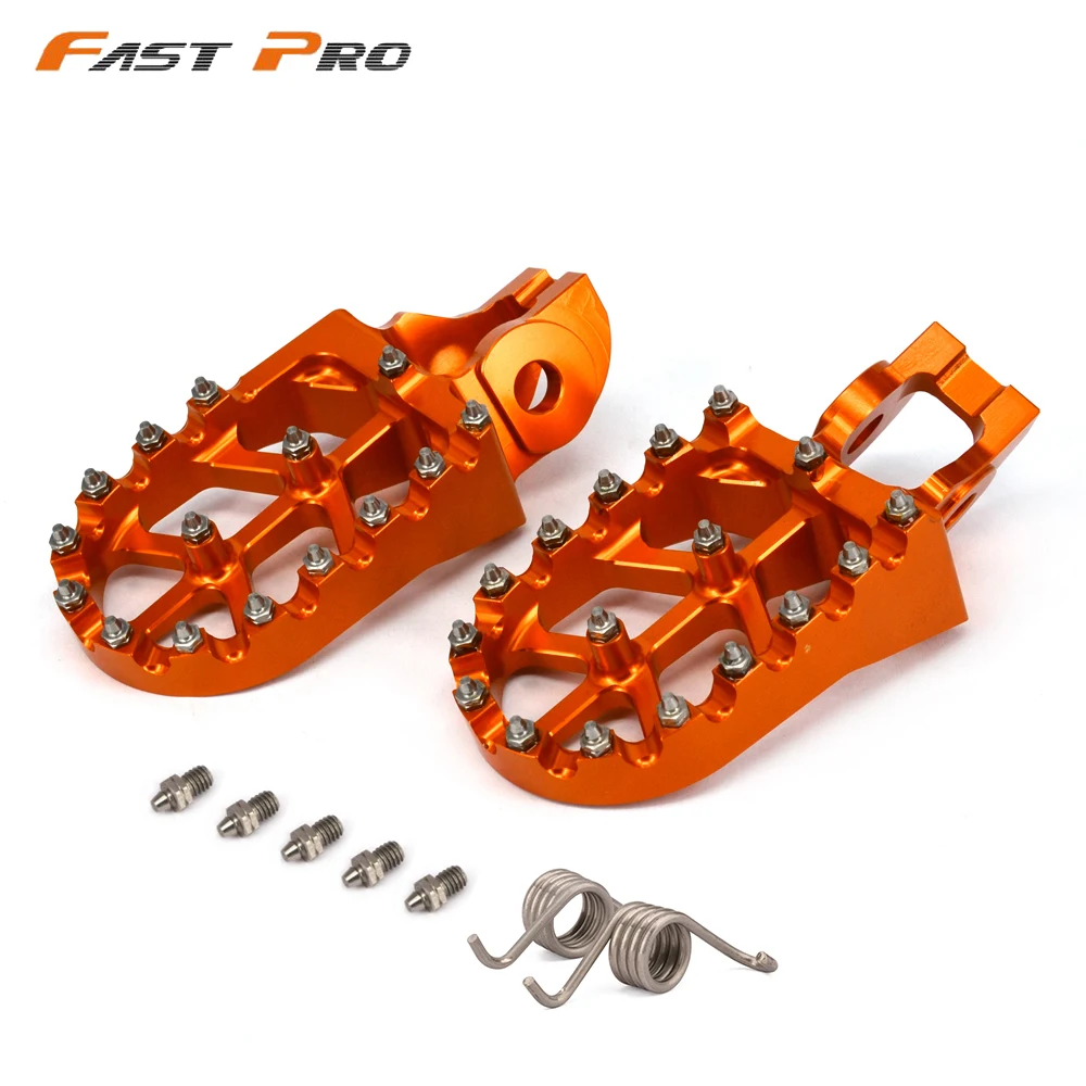 Подножки для мотоцикла с ЧПУ подножки педали KTM SX EXC EXCF XC XCW 125 150 200 250 300 350 450 500 2017