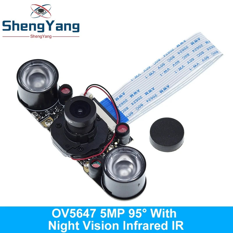 Raspberry Pi 4 камера ночного видения рыбий глаз 5 Мп OV5647 70/95/160 градусов фокусная