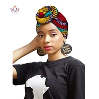 wholesale african ankara print headscarf for women fashion casual style 55cm198cm 100 high quality batik cotton wyb429