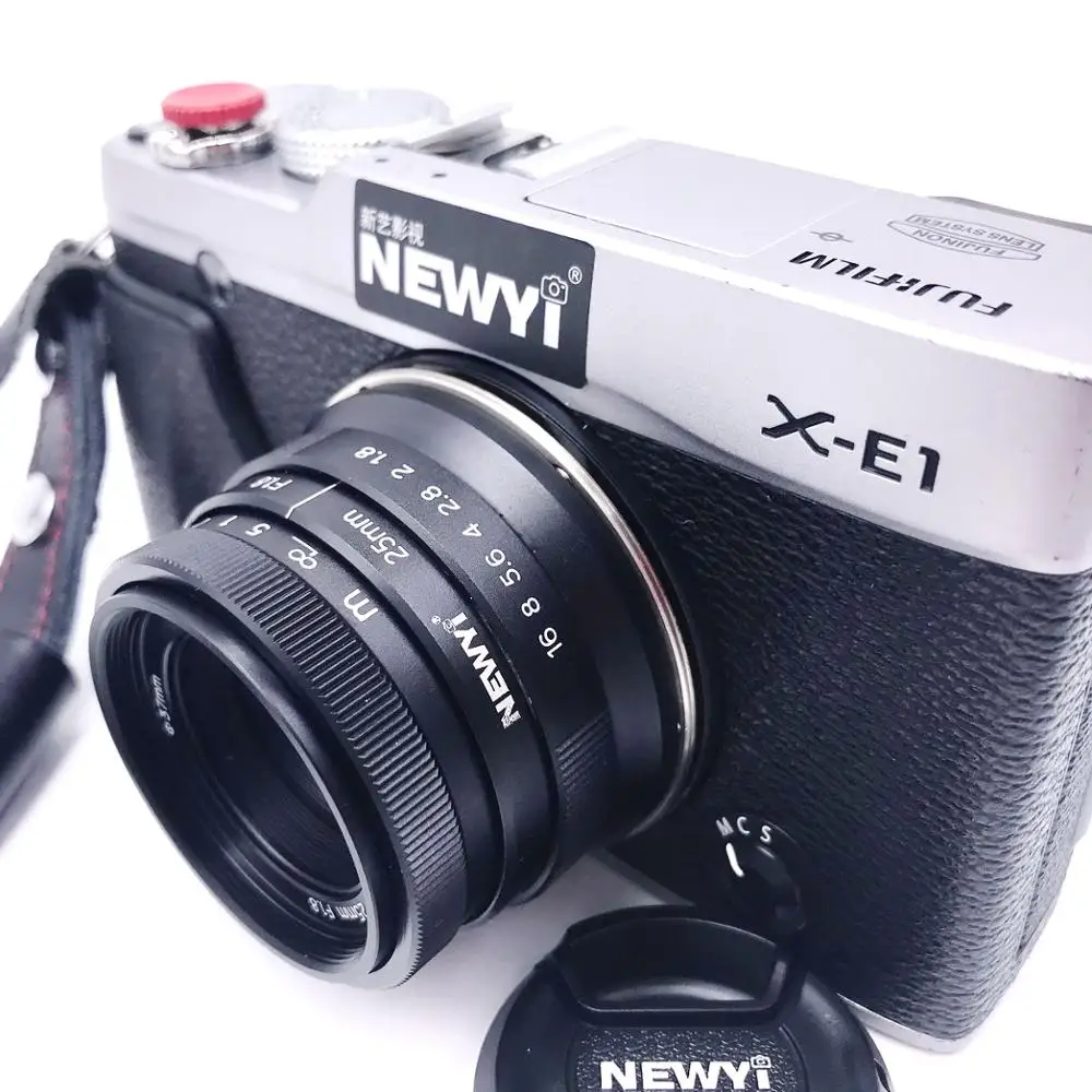 Newyi Fujifilm X FX mount 25 мм F1.8 Mini металлический объектив для фотографий - купить по