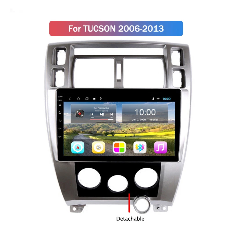 Android 9 Автомобильный gps для 06 13 Hyundai Tucson на борту DVD большой экран GPS навигация