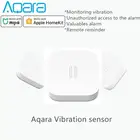 Датчик вибрации Aqara, датчик удара, датчик сна, ценный датчик сигнализации, виброударный, работает с приложением mi home