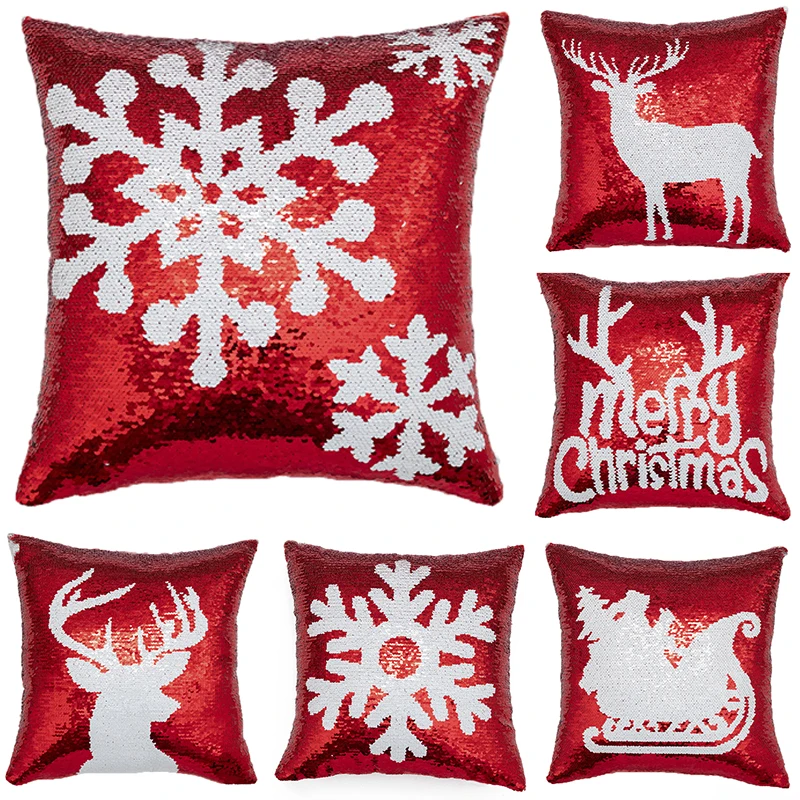 

1 шт. X 40x40 см наволочка из мягкой ткани с блестками