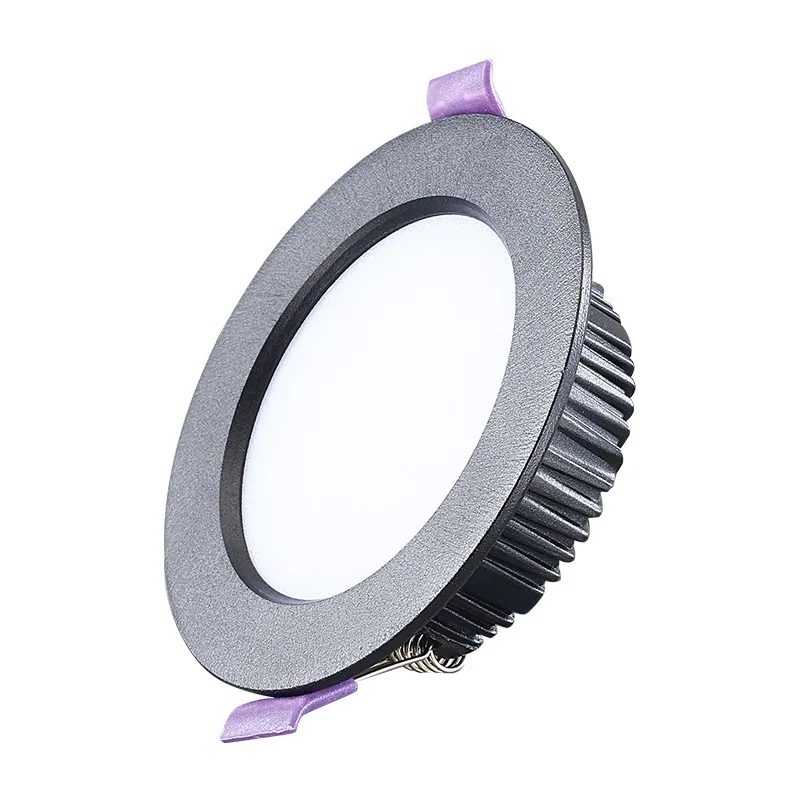 

LED Panel Light Ultra Thin Ceiling Recessed Downlight 5W 7W 9W 14W 18W24W Round LED Spot Light AC85-265V For Bathroom lamp
