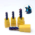 Фреза Концевая HRC65, 1 шт., 1 мм, 3 мм, 4 мм, 6 мм, 8 мм, 10 мм, 12 мм x 100 мм