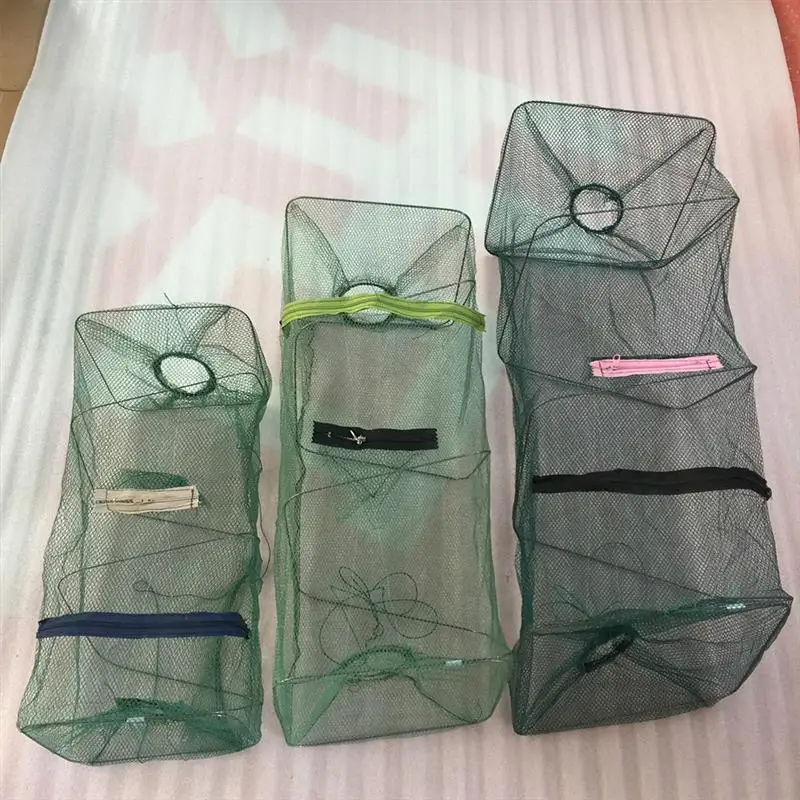 Рыболовная сеть-краб для раков креветок складная случайный цвет | Спорт и