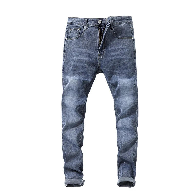 

Luren Original Design Spring Stretch Jeans Men's Thin Pencil Pants Youth Skinny Leg Skinny Pants Trousers Fashion Brand