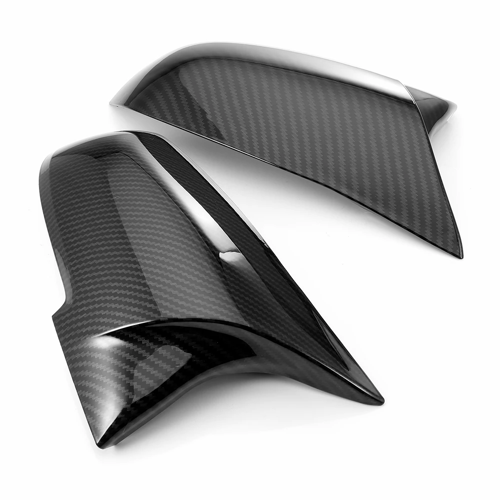 

Carbon Fiber Rearview Mirror Covers Caps for Bmw F20 F21 F22 F30 F32 F36 X1 M3 Replacement Side Rear-View Carbon Fiber Gloss