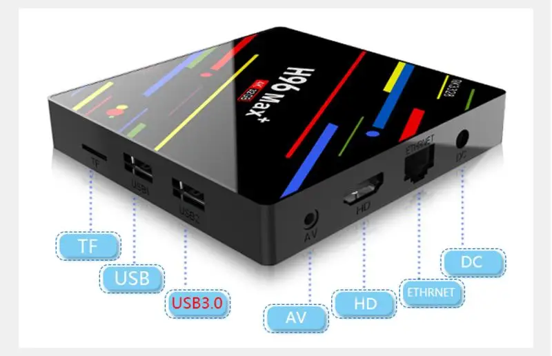 ТВ приставка H96 MAX plus Android 9 0 4 Гб ОЗУ 32 ПЗУ RK3328 2 4G/5G Wi Fi 4K pro смарт медиаплеер PK T9 X96 8