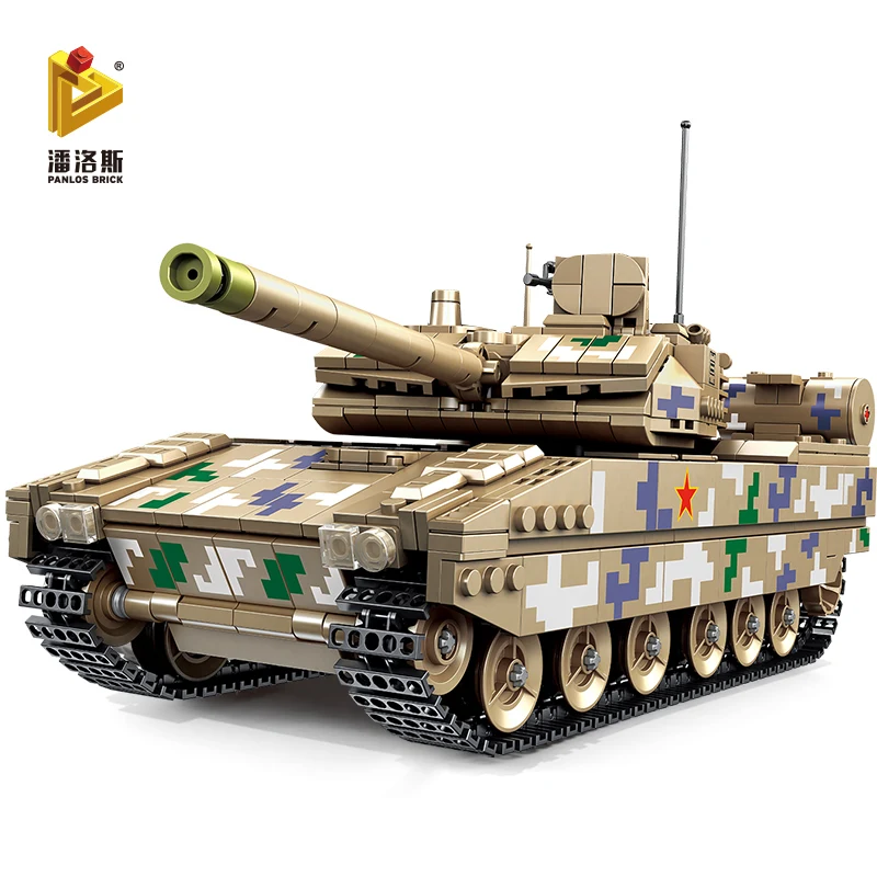 PANLOS 1424 шт. военные WW2 Китай 15 тип светильник основной боевой танк модель