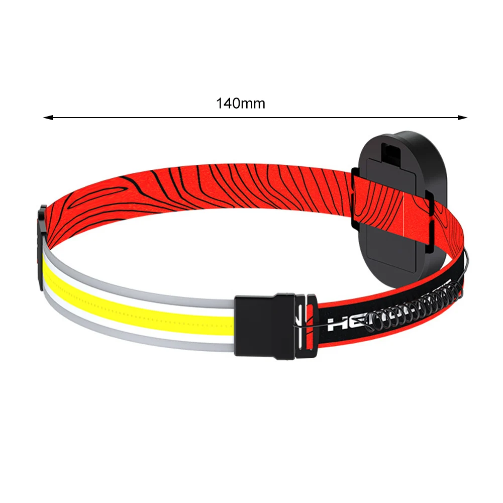 

Soft Light Headlamp Cob Headlight Waterproof Camping Lights Outdoor Night Running Camping Fishing Head Torch Lamp