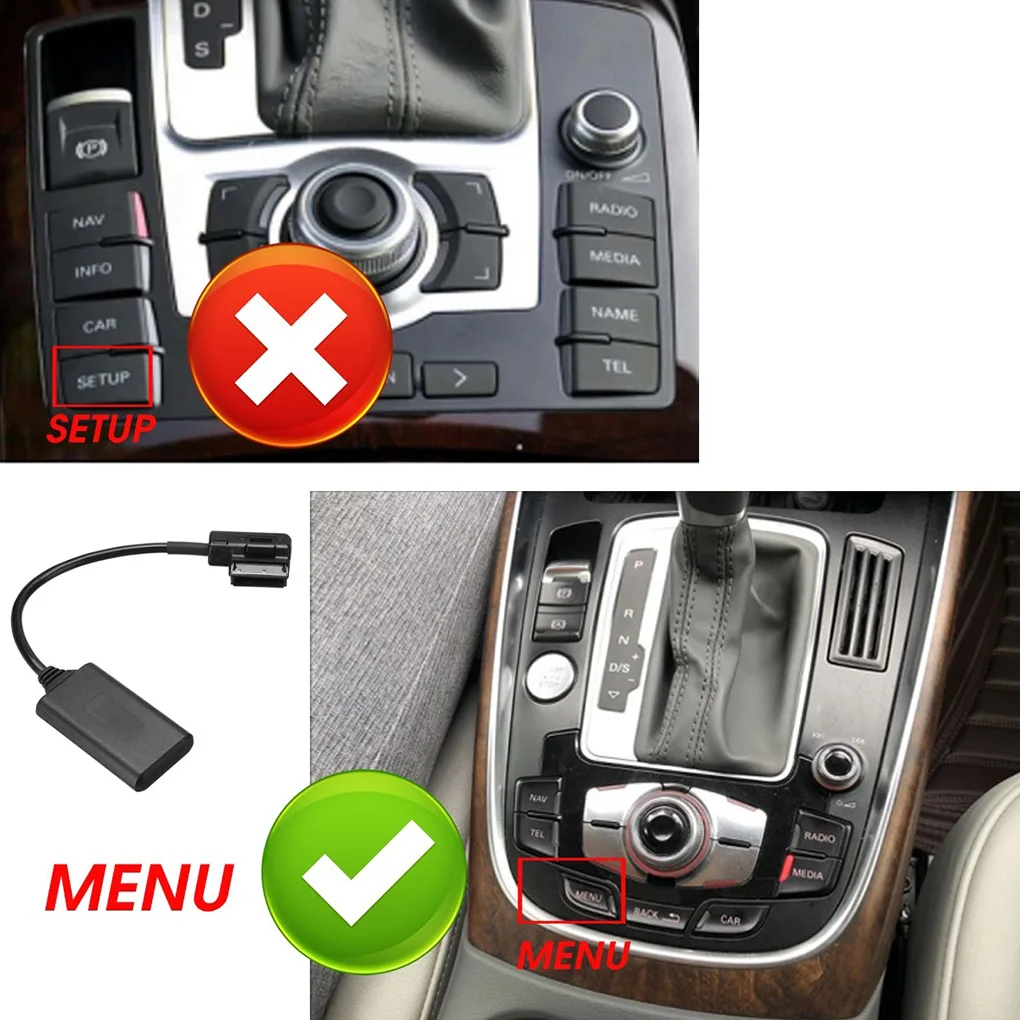 

Авто Аудио кабель Bluetooth шнур для подключения внешних устройств автомобиля медиа аксессуары для Audi A1 A3 A4 A5 A6 A7 A8