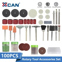 xcan rotary tool accessory 100pcs 18 shank for dremel mini grinder polishing sanding