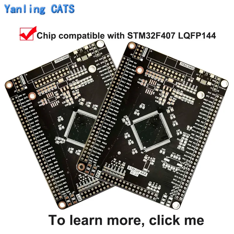 Пустая макетная плата STM32F4 для самостоятельной сварки Arm Cortex M4 MCU STM32F407ZEZGT6 STM32F417ZEZGT6