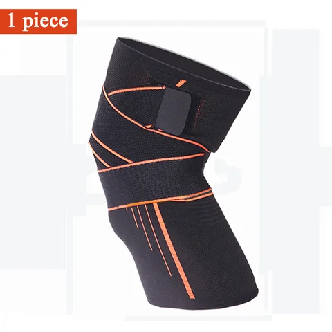 Спортивный защитный наколенник, эластичная повязка на колено, нейлоновый 3D Плетеный протектор для бега, для артрита, баскетбола